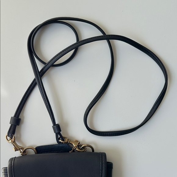 Vintage Coach Black Leather Belt Bag - Picture 10 of 10